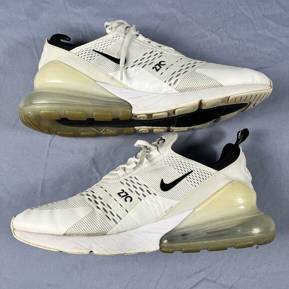 Nike Air Max 270 Grey Men's Size 11.5 Running Shoes Training Sneakers AH8050-100 - Picture 1 of 7